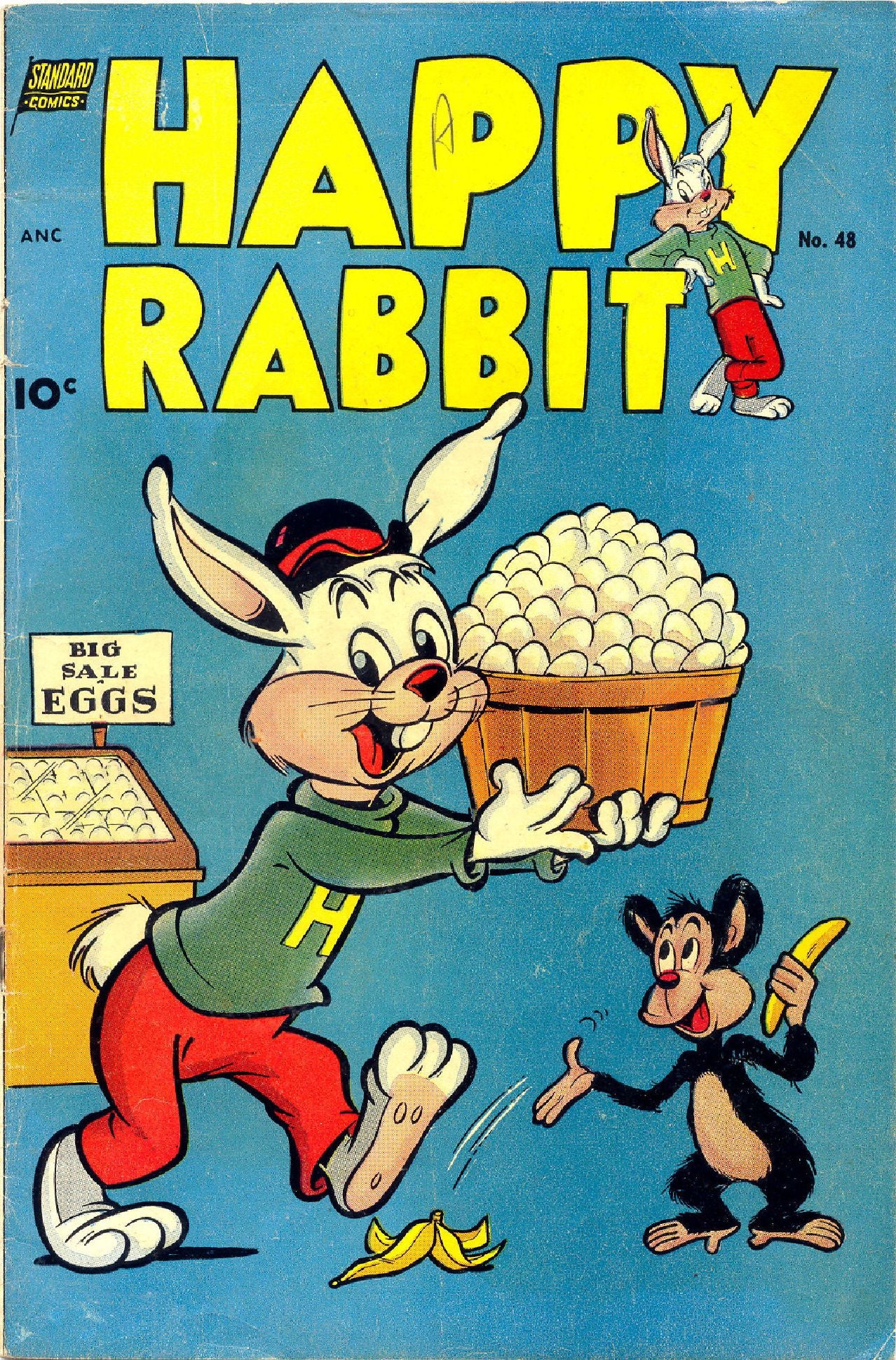 Happy Rabbit Number 48 Childrens Comic Book