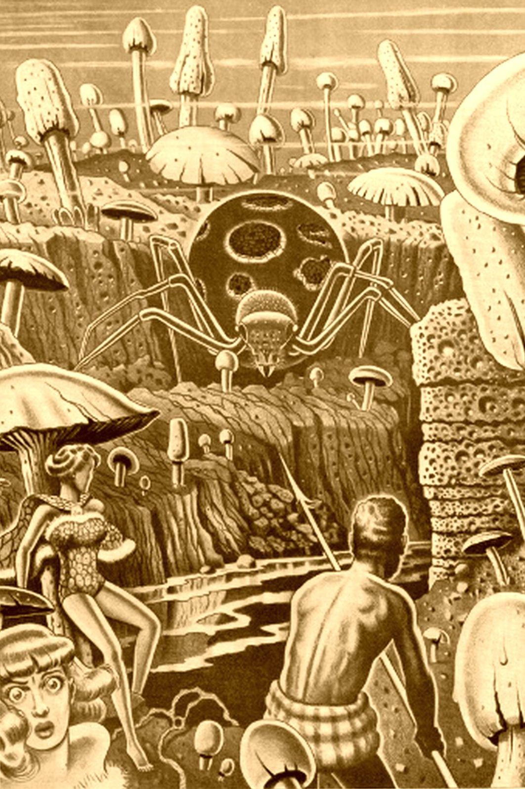 Nightmare Planet by Murray Leinster with Illustrations