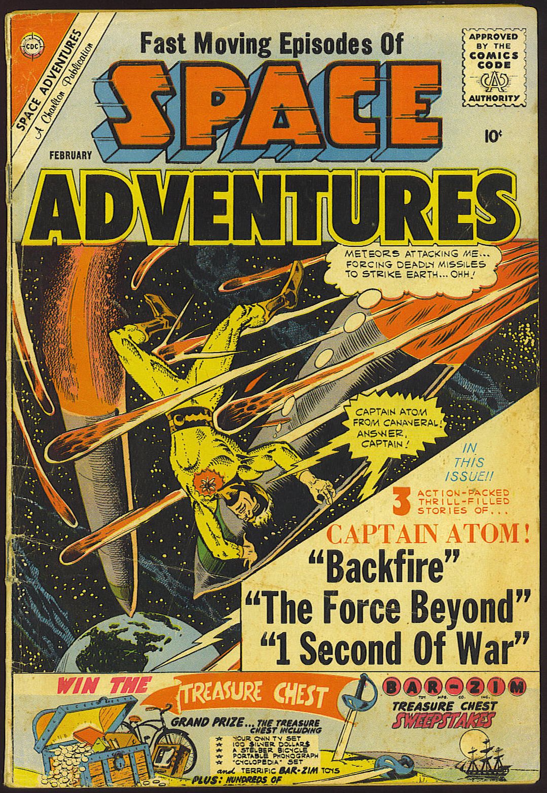 Space Adventures Number 38 Science Fiction Comic Book