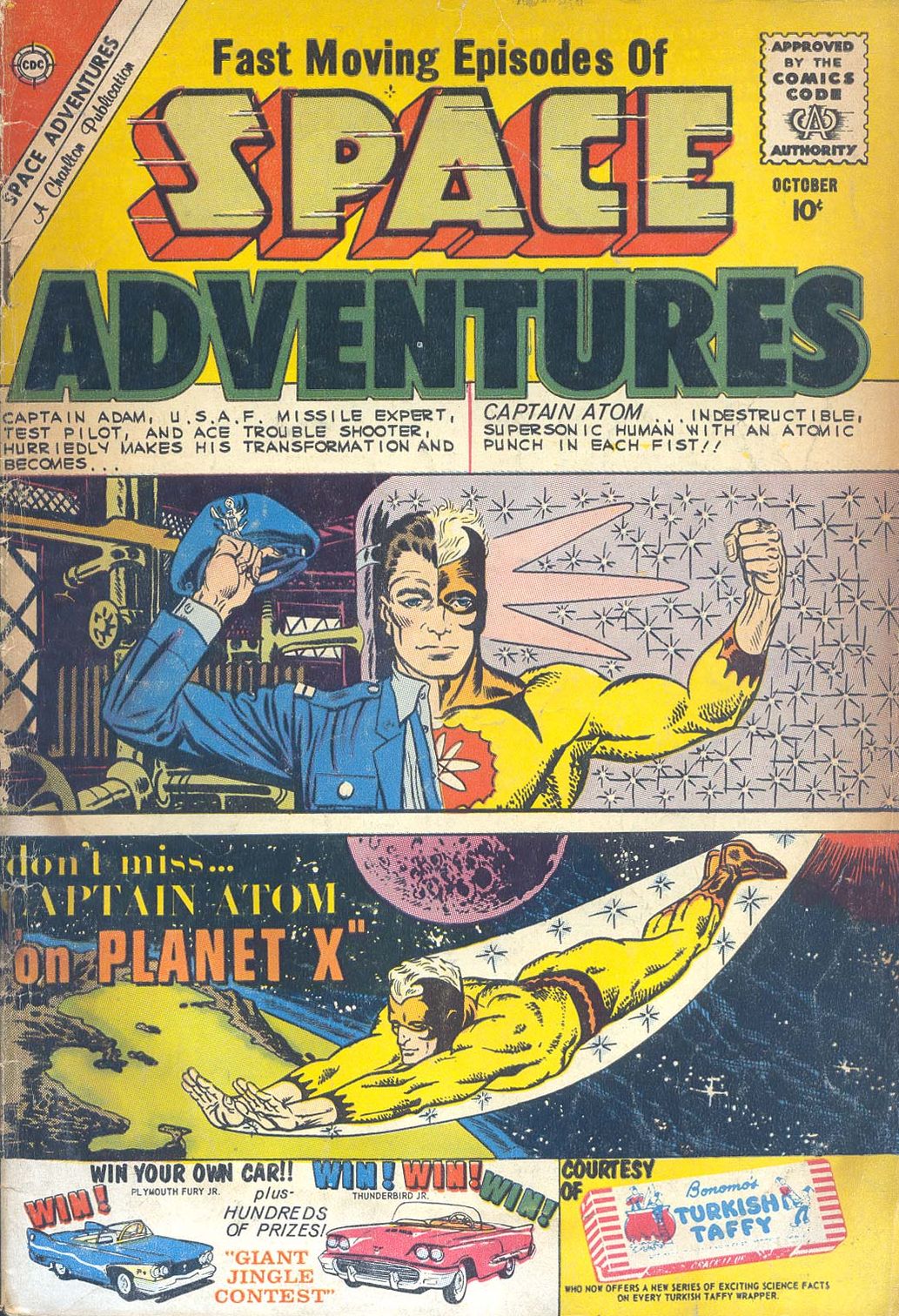 Space Adventures Number 36 Science Fiction Comic Book