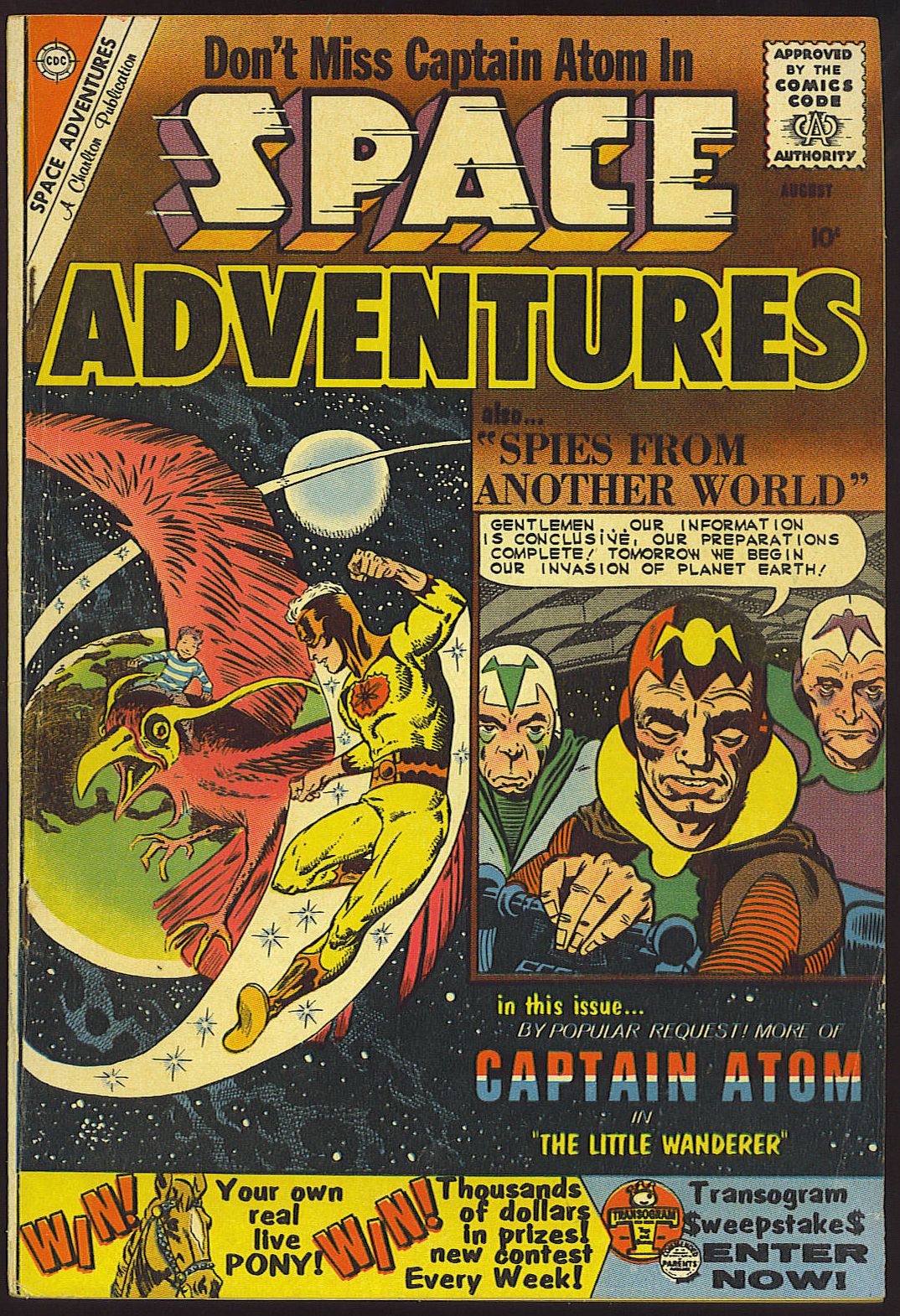 Space Adventures Number 35 Science Fiction Comic Book
