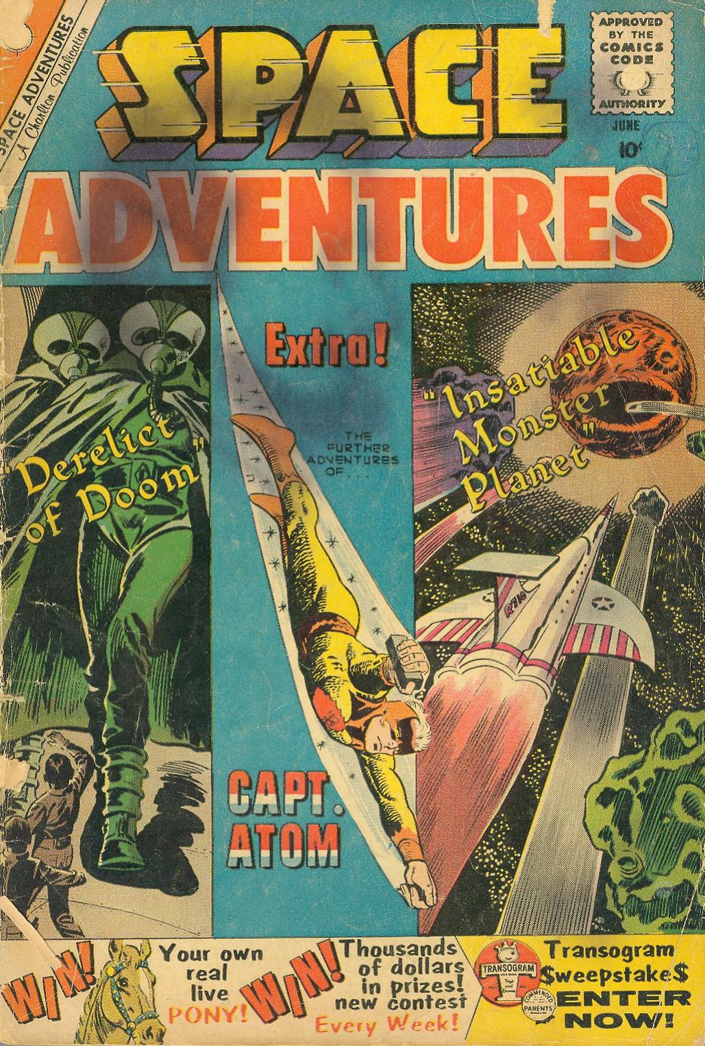 Space Adventures Number 34 Science Fiction Comic Book
