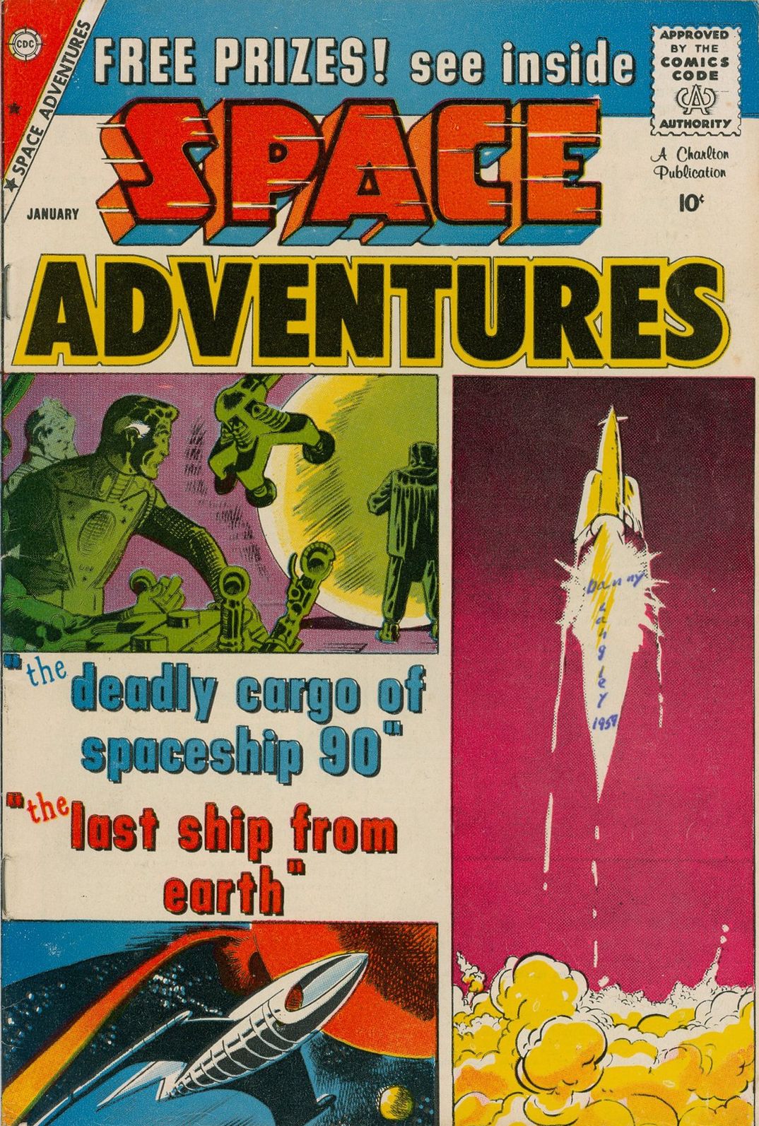 Space Adventures Number 32 Science Fiction Comic Book