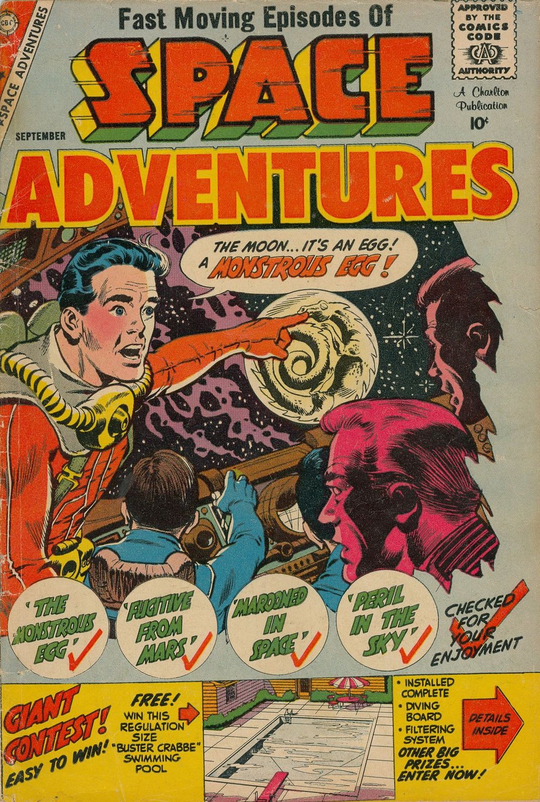 Space Adventures Number 30 Science Fiction Comic Book