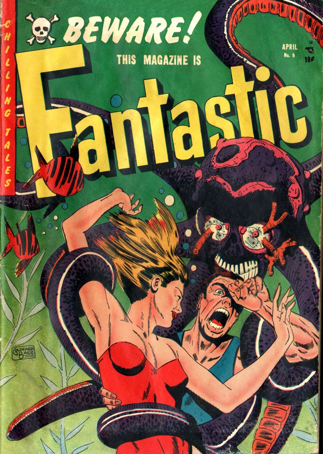 Fantastic Number 9 Horror Comic Book