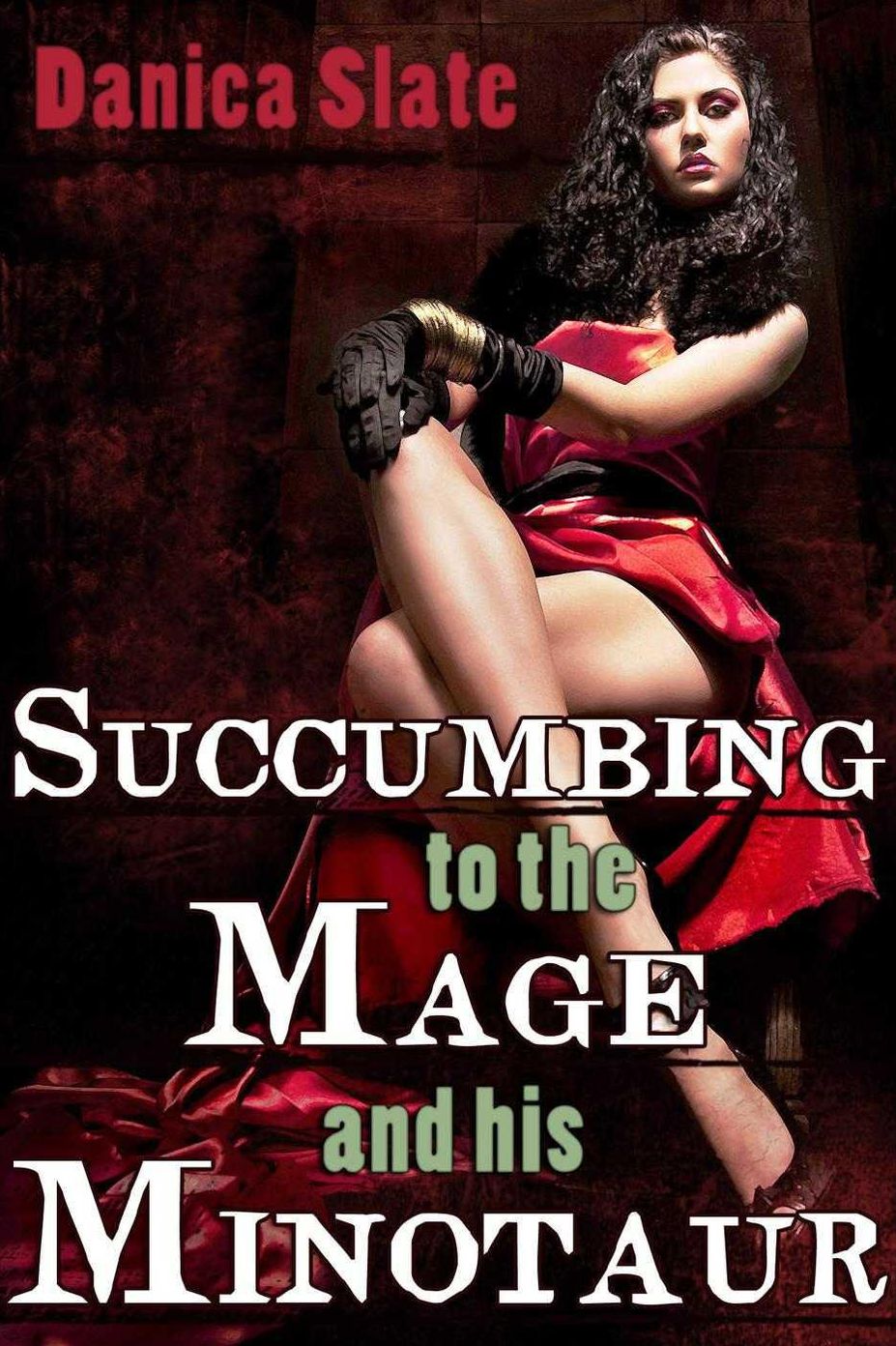Succumbing to the Mage and his Minotaur (Reluctant Fantasy Monster Erotica)