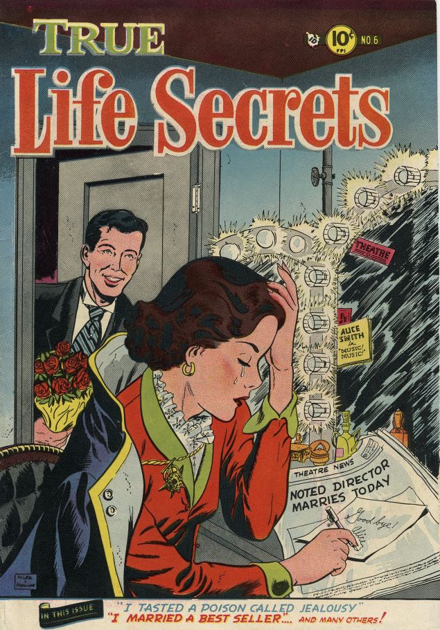 True Life Secrets Number 6 Love Comic Book