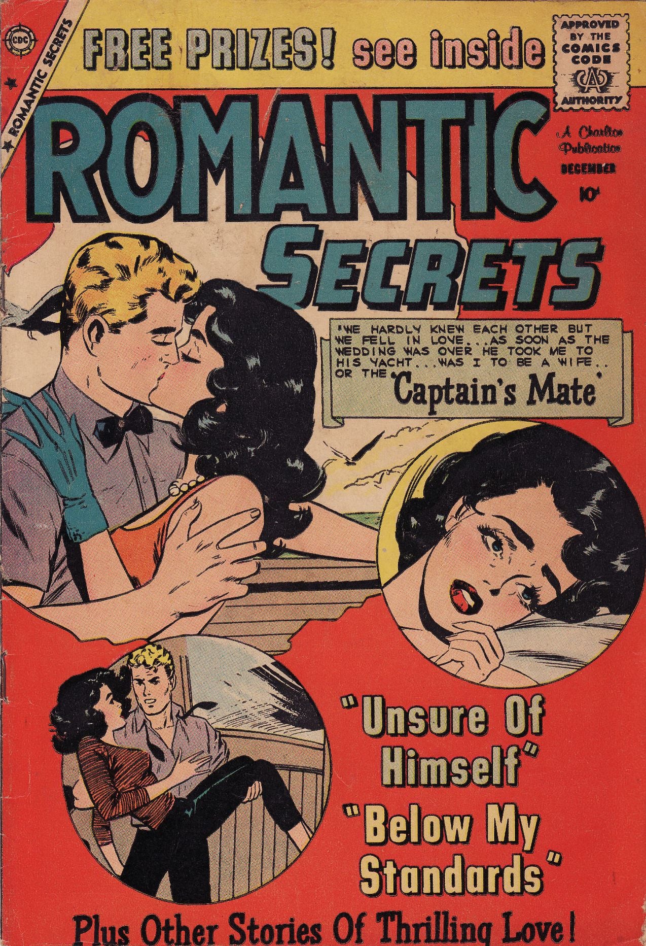 Romantic Secrets Number 24 Love Comic Book