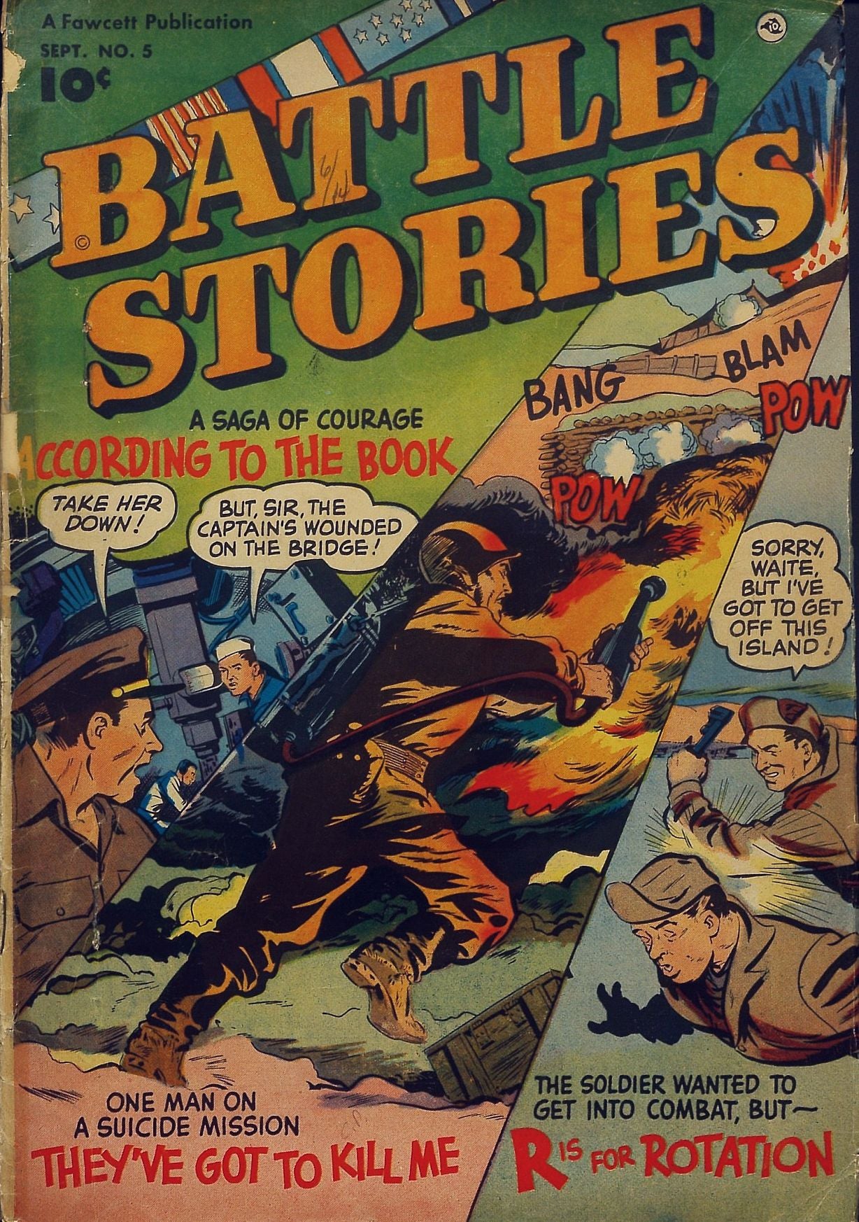 Battle Stories Number 5 War Comic Book