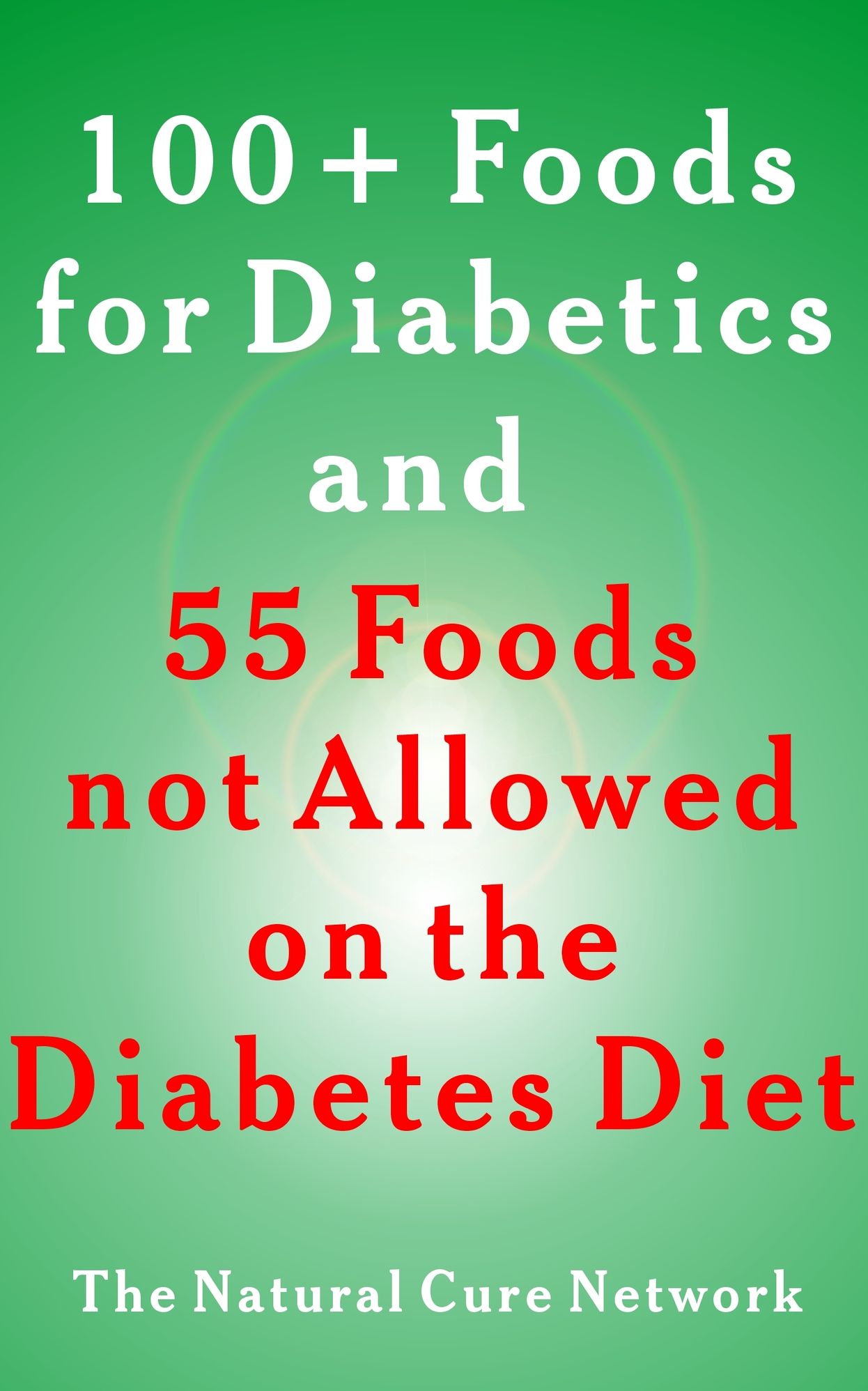 100 + Foods for Diabetics and 55 Foods not Allowed on the Diabetes Diet