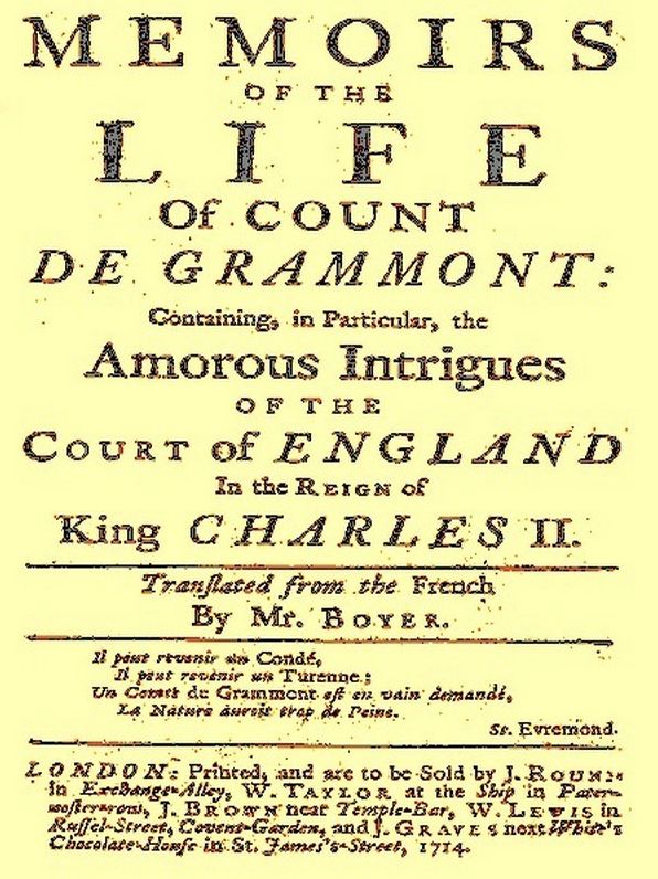 Memoirs of Count Grammont - Complete