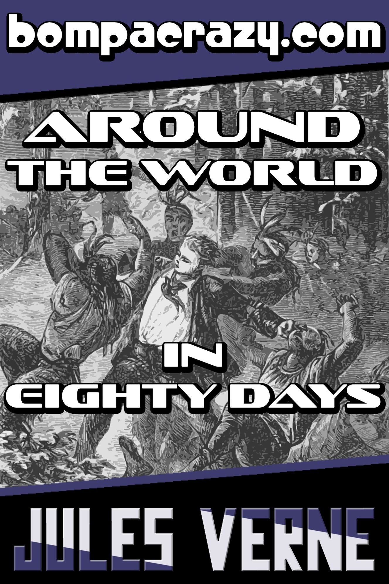 Around the World in Eighty Days (Illustrated)