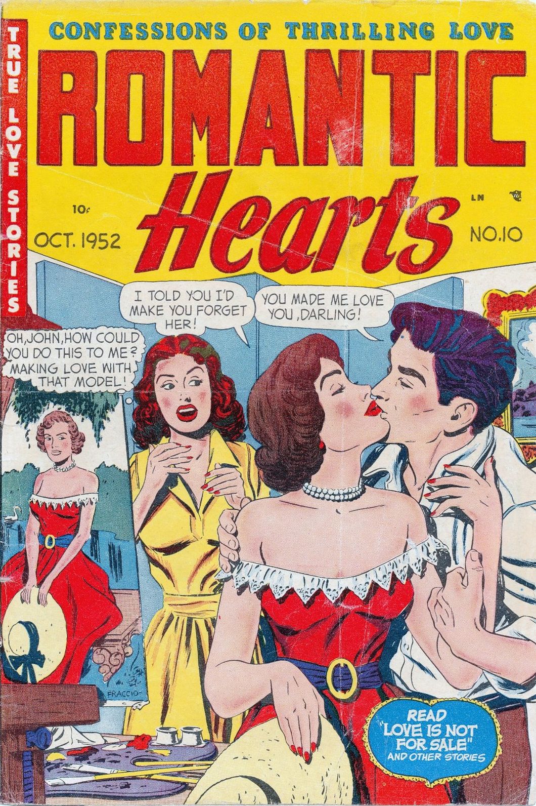 Romantic Hearts Number 10 Love Comic Book