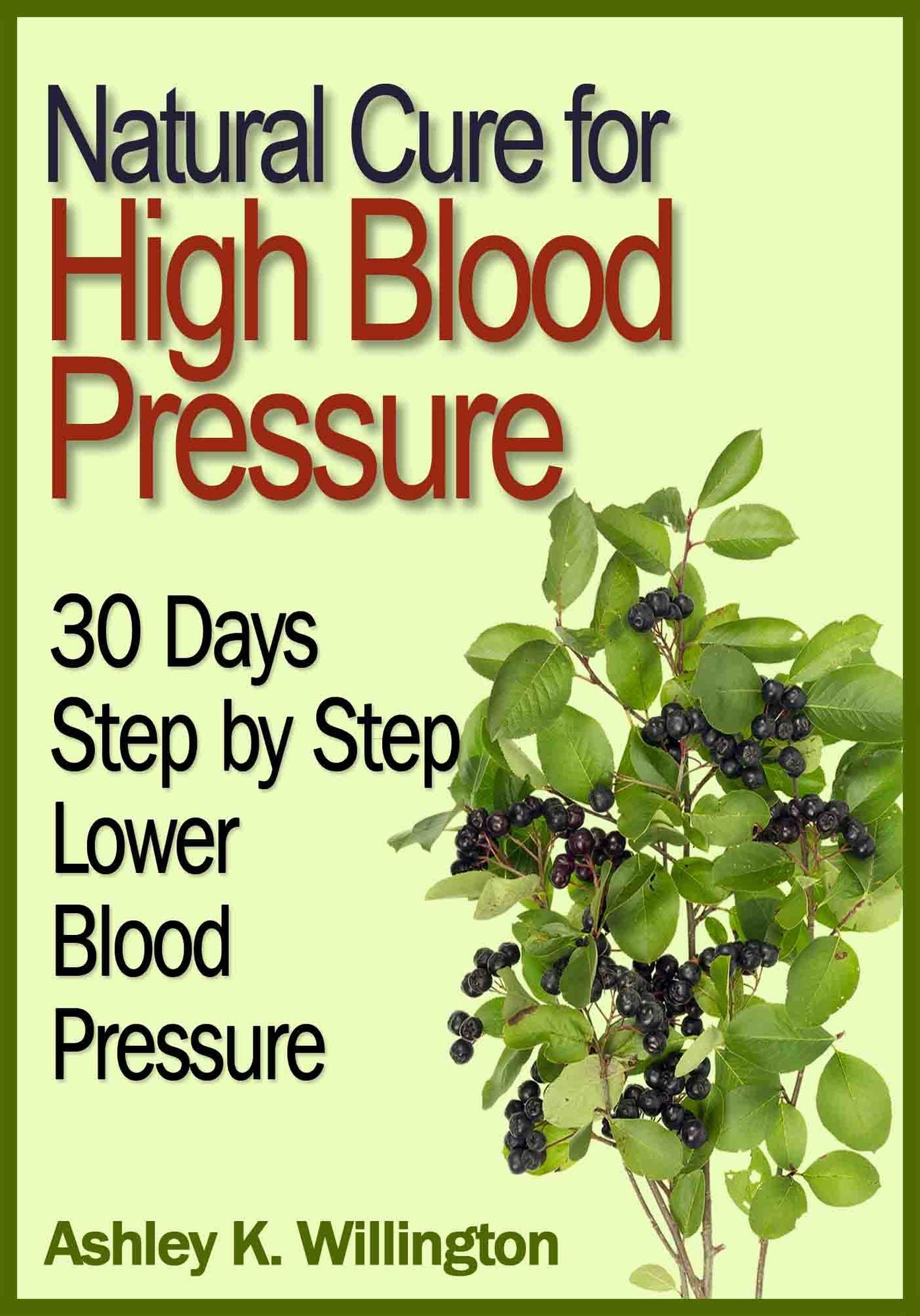 Natural Cure for High Blood Pressure: 30 Days Step by Step Lower Blood Pressure