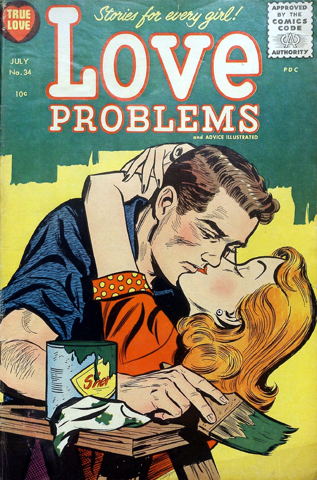 Love Problems and Advice Illustrated Number 34 Love Comic Book
