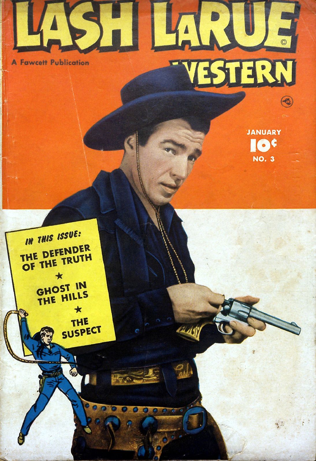 Lash LaRue Western Number 3 Western Comic Book