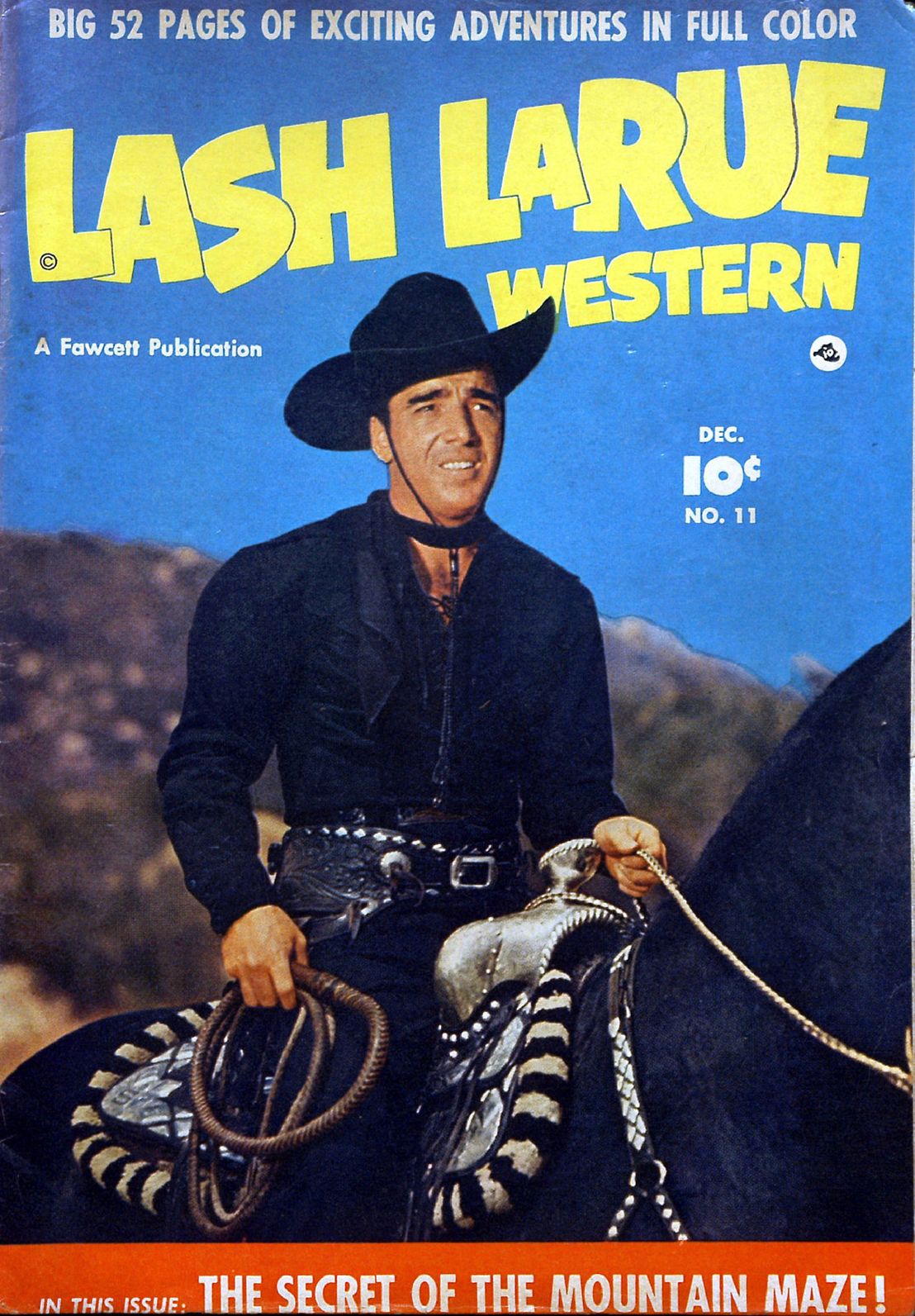 Lash LaRue Number 11 Western Comic Book