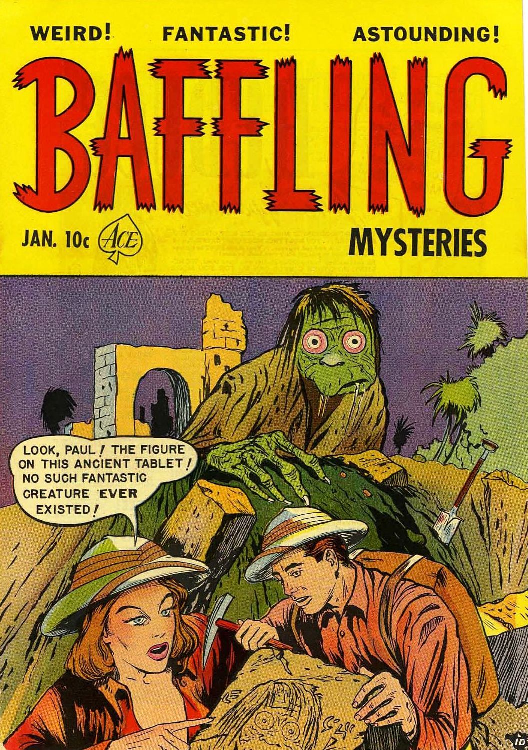 Baffling Mysteries Comic Books Issue No. 6 1952