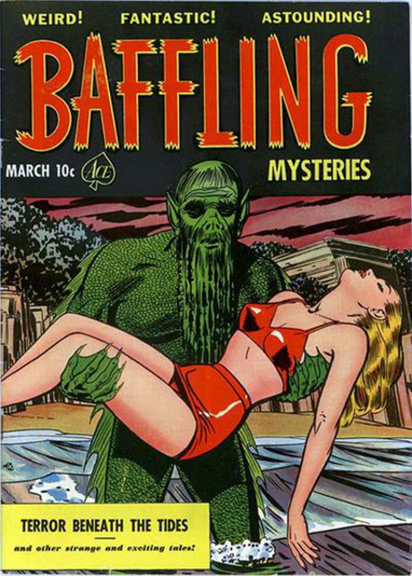 Baffling Mysteries Comic Books Issue No. 7 1952