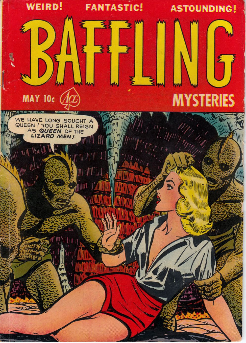 Baffling Mysteries Horror Comic Books Issue No. 8 1952