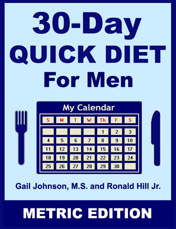 30-Day Quick Diet for Men - Metric Edition