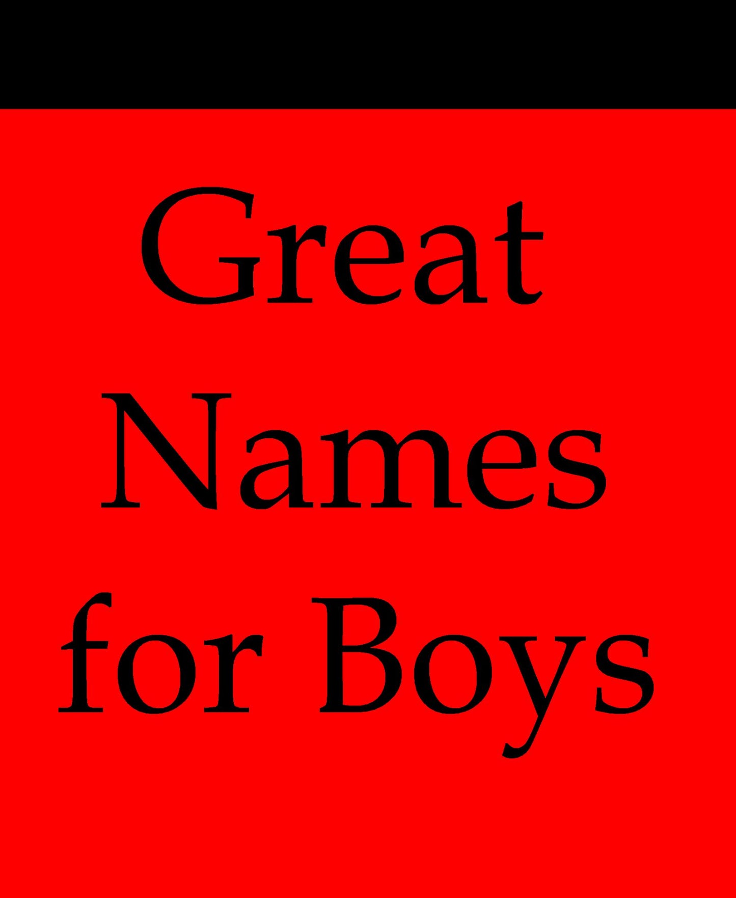 Great Names for Boys