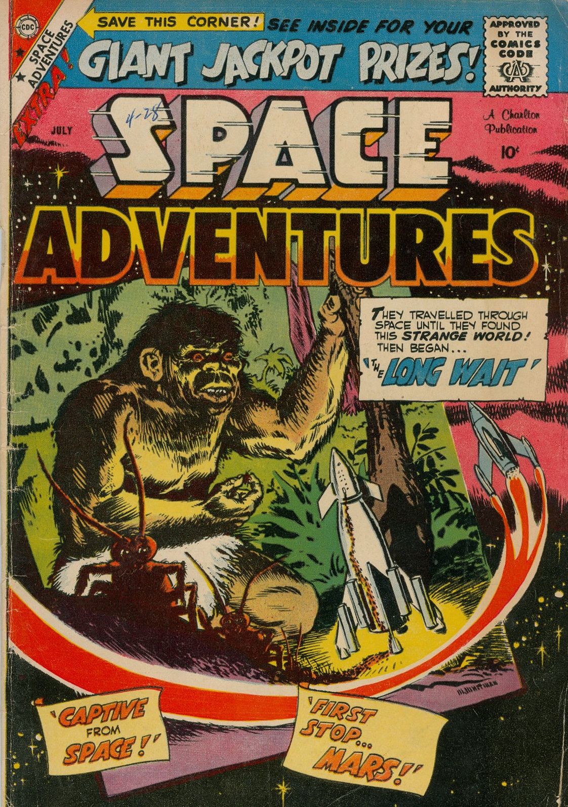 Space Adventures Number 29 Science Fiction Comic Book