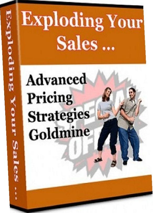eBook about Exploding Your Sales … “Advanced Pricing Strategies Goldmine” - The Bigger Picture...