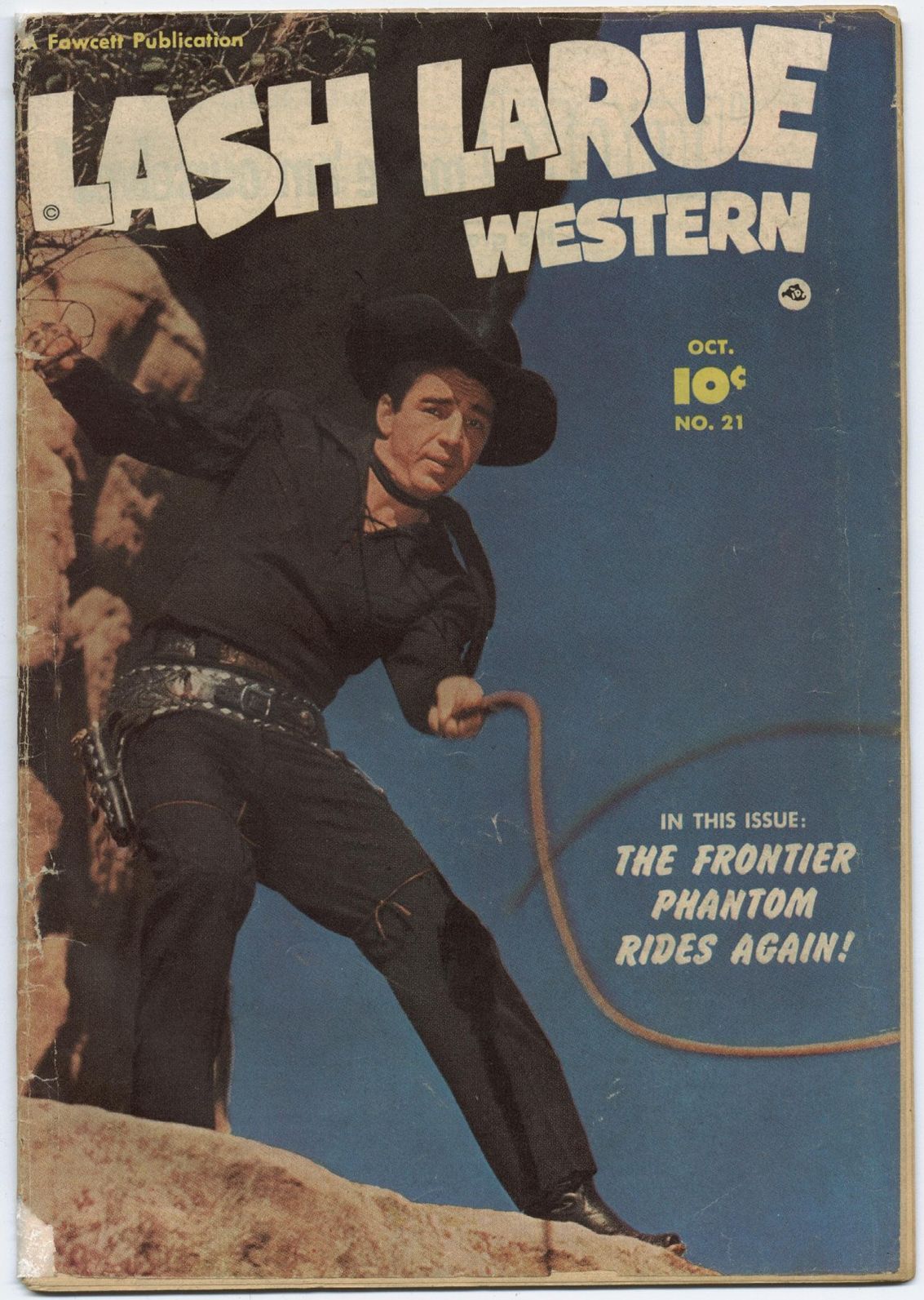 Lash LaRue Number 21 Western Comic Book