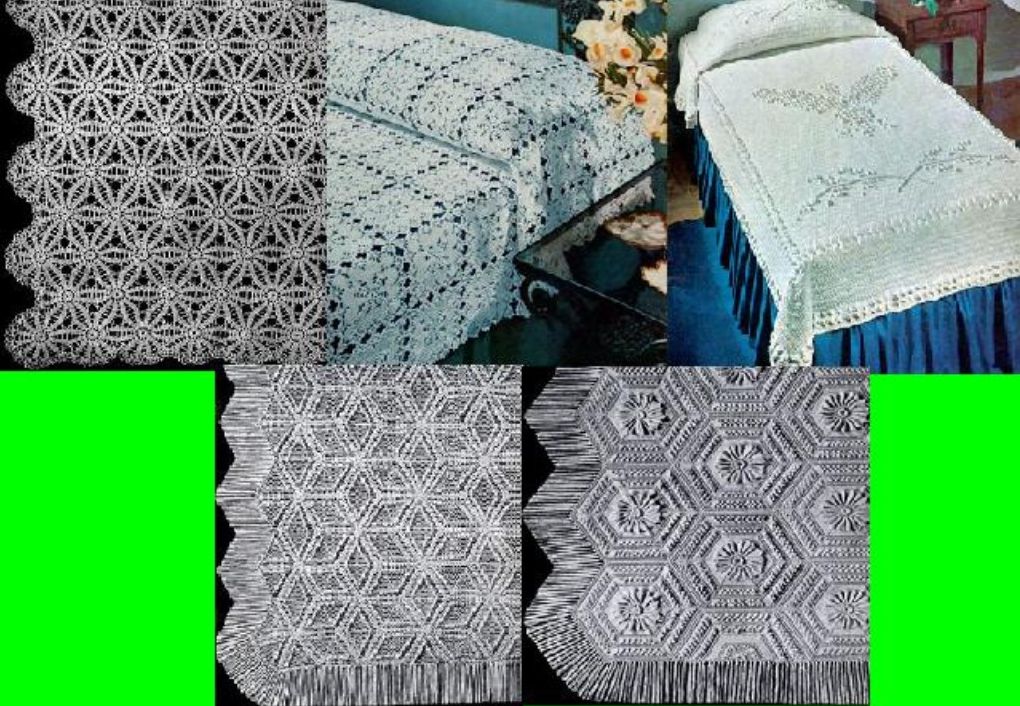 Colcha aut&eacute;nticos patrones para Crochet