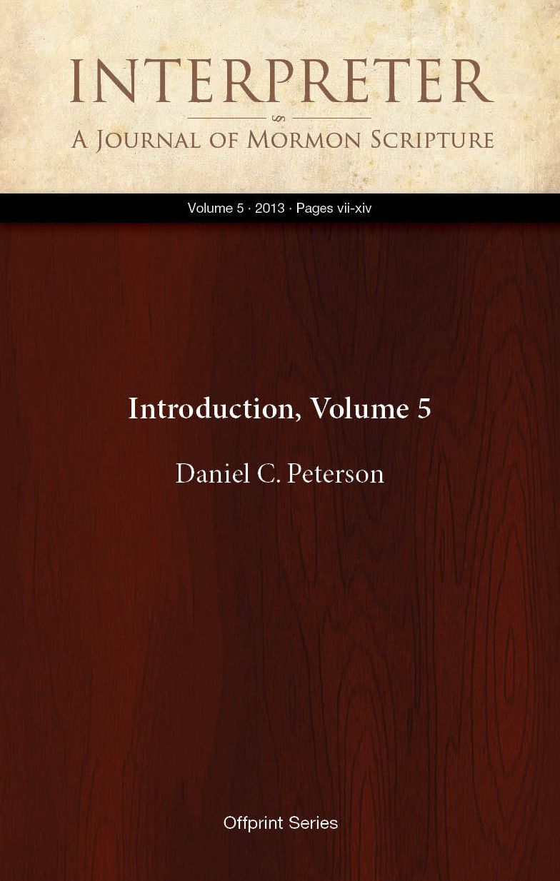 Introduction, Volume 5