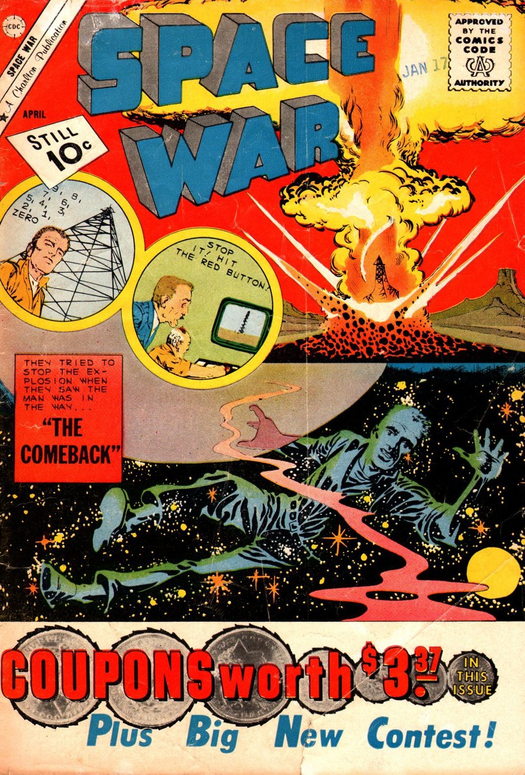 Space War Number 10 Science Fiction Comic Book