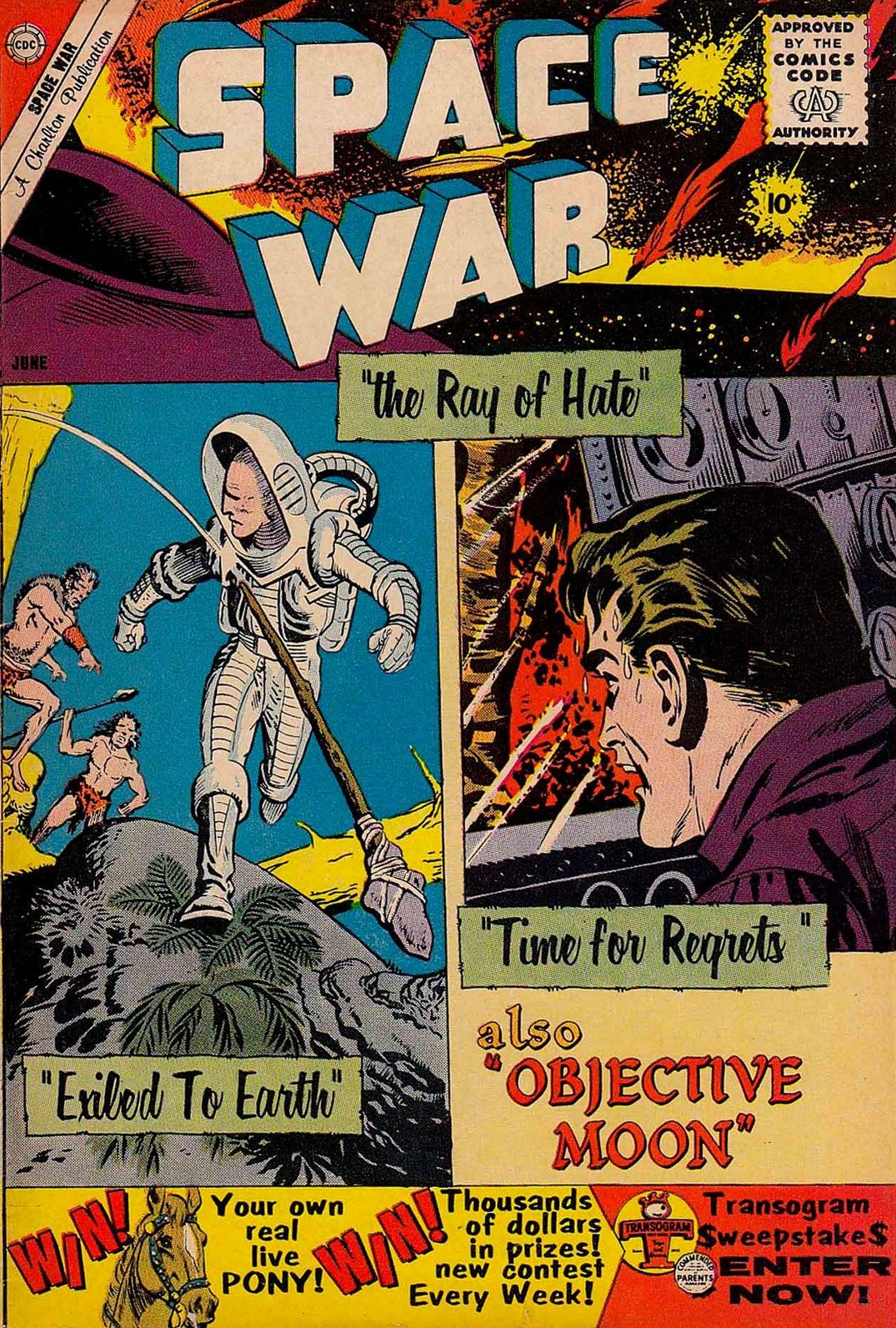 Space War Number 5 Science Fiction Comic Book