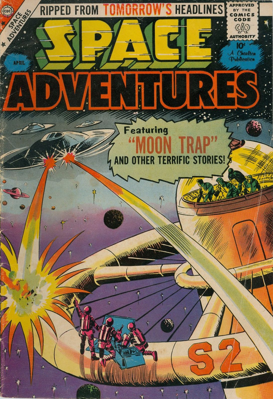Space Adventures Number 28 Science Fiction Comic Book