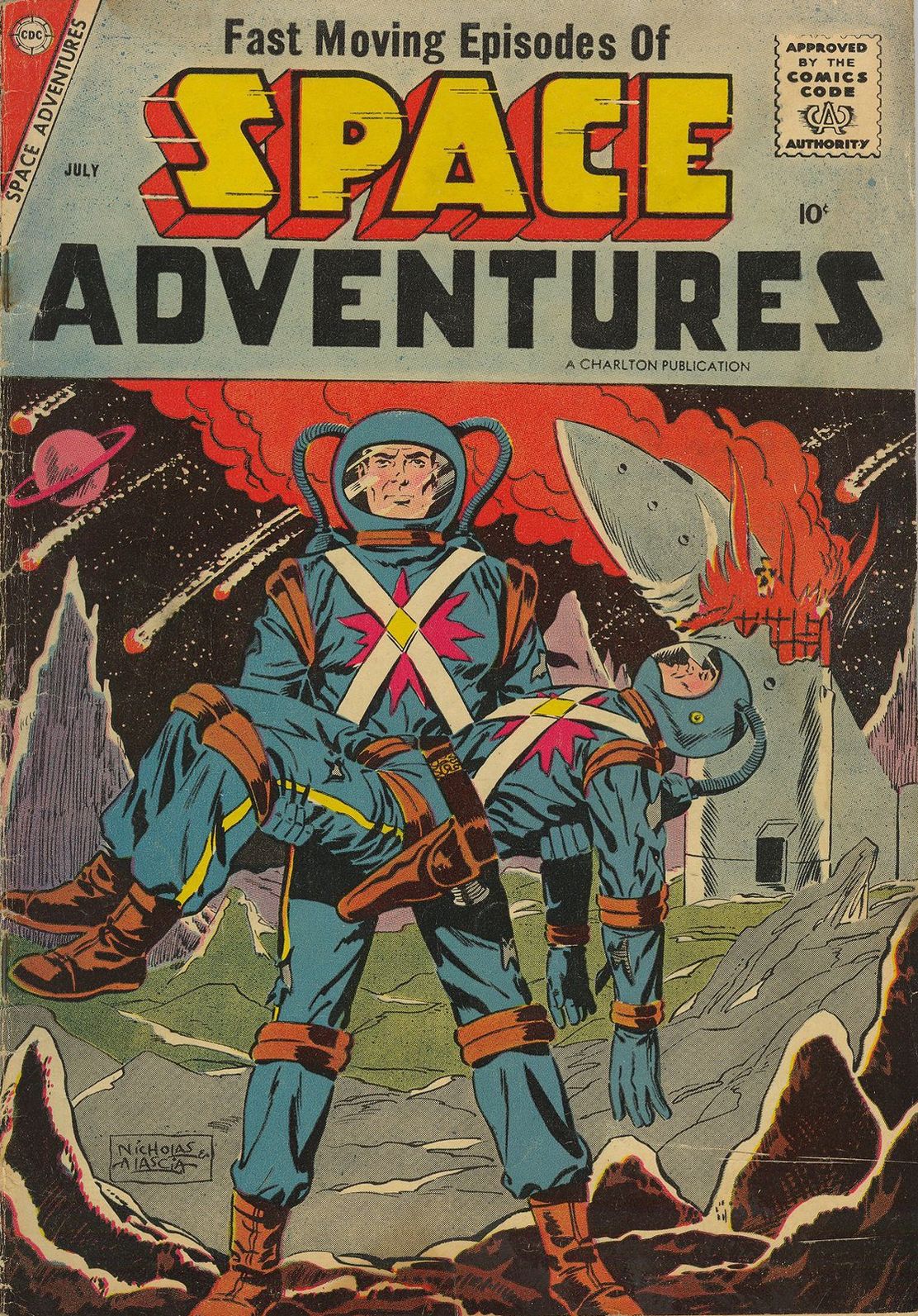 Space Adventures Number 24 Science Fiction Comic Book