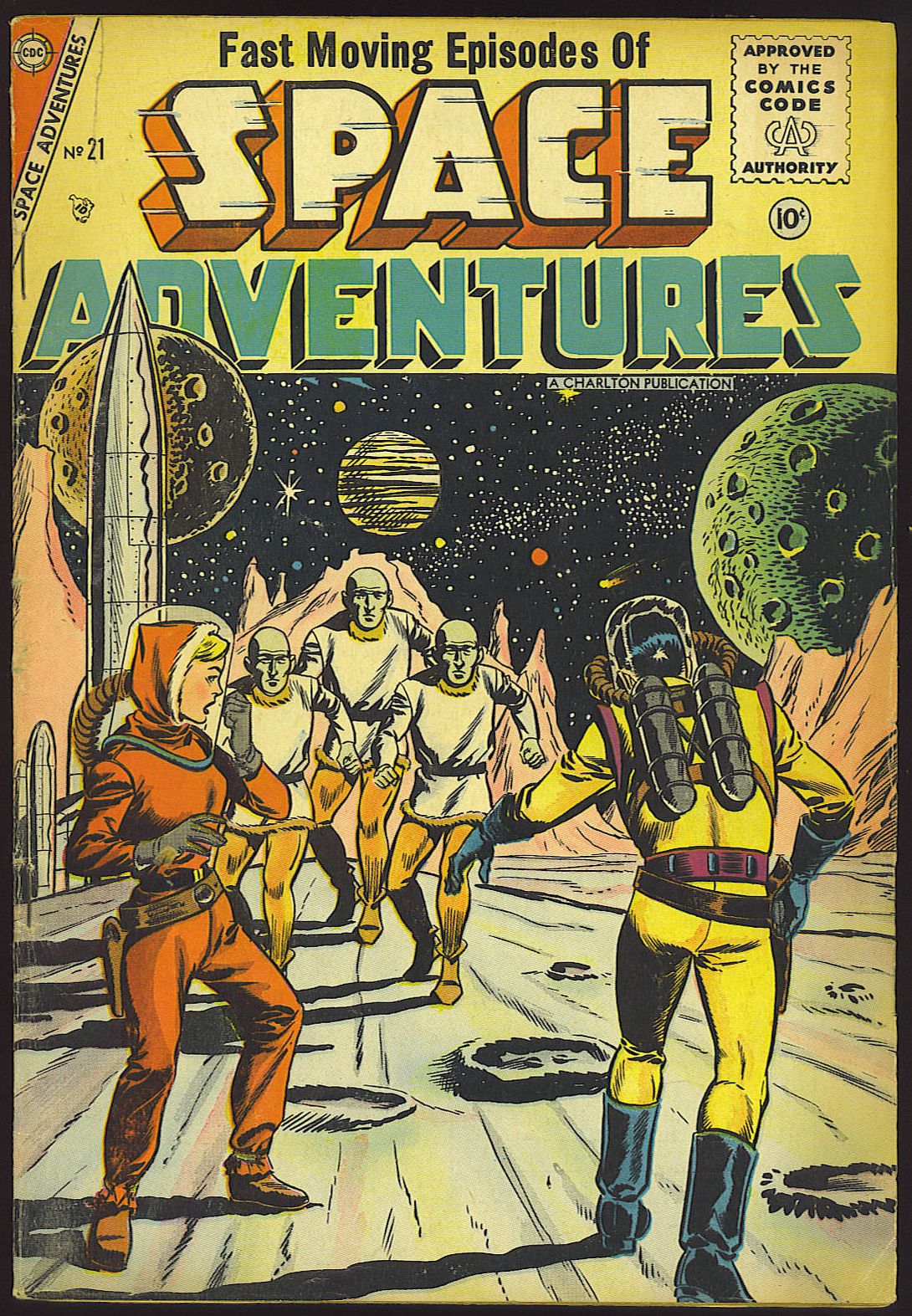 Space Adventures Number 21 Science Fiction Comic Book