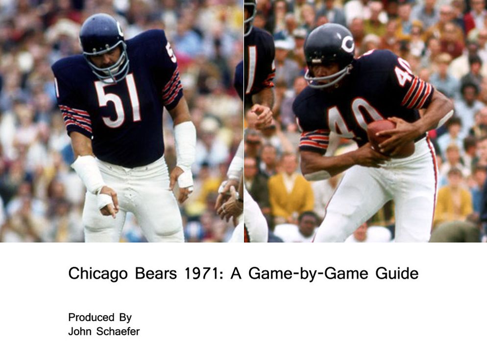 Chicago Bears 1971: A Game-by-Game Guide
