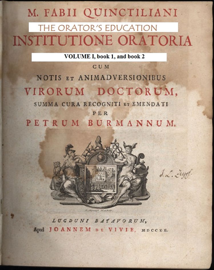 Quintilian's The Orator's Education