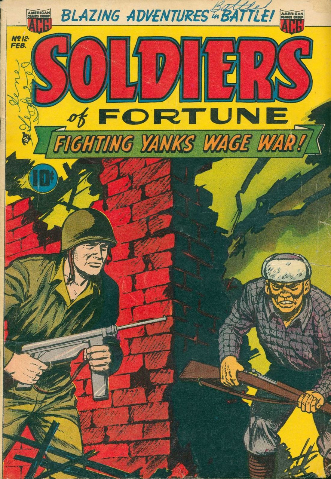 Soldiers Of Fortune Number 12 War Comic Book