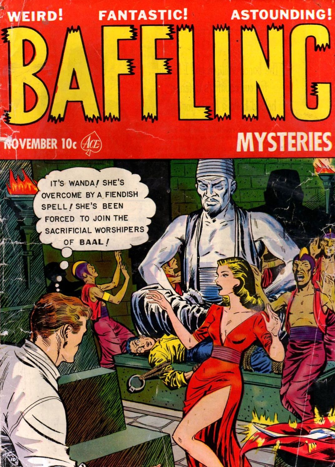 Baffling Mysteries Horror Comic Books Issue No. 11 1952