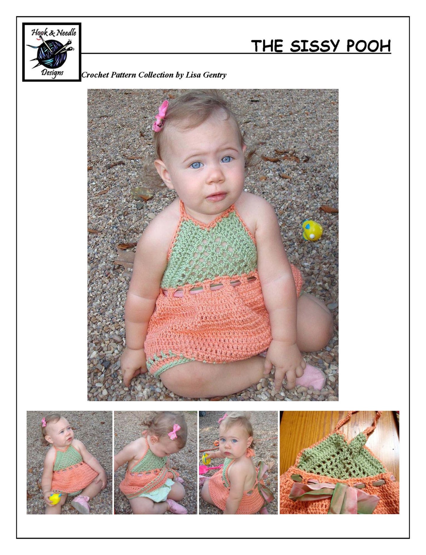 The Sissy Pooh - Girls Dress Crochet Pattern