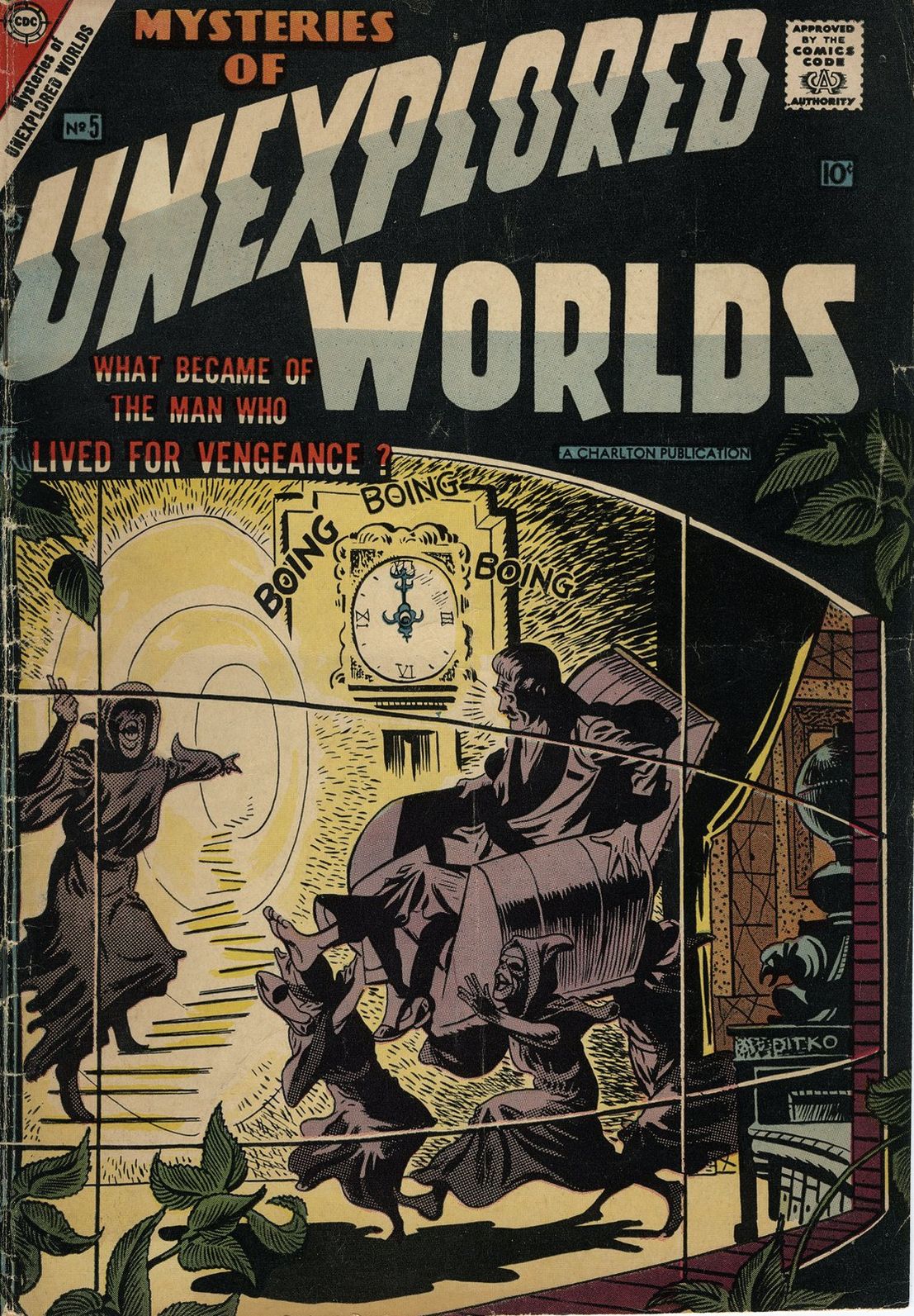 Mysteries Of Unexplored Worlds Number 5 Fantasy Comic Book