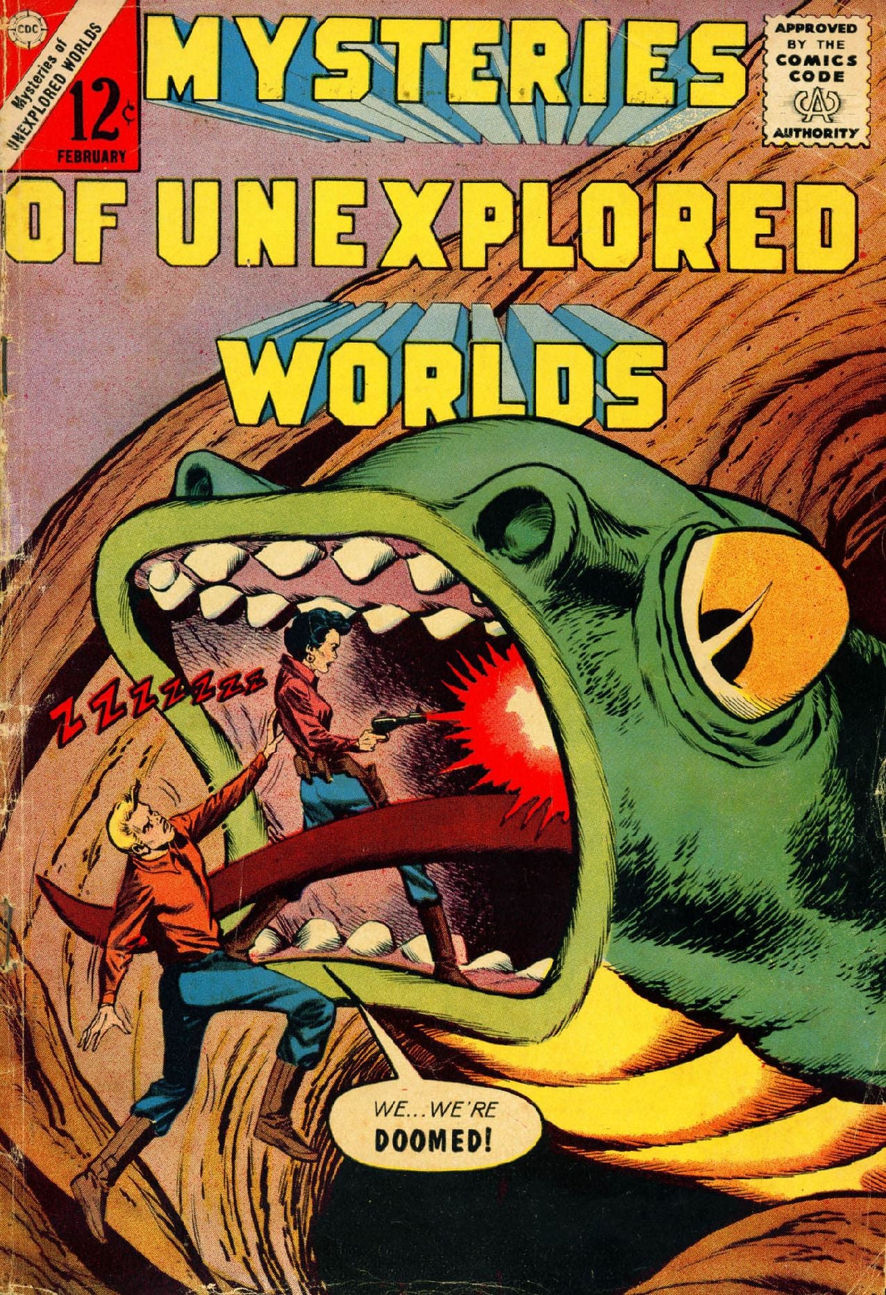 Mysteries of Unexplored Worlds Number 34 Fantasy Comic Book