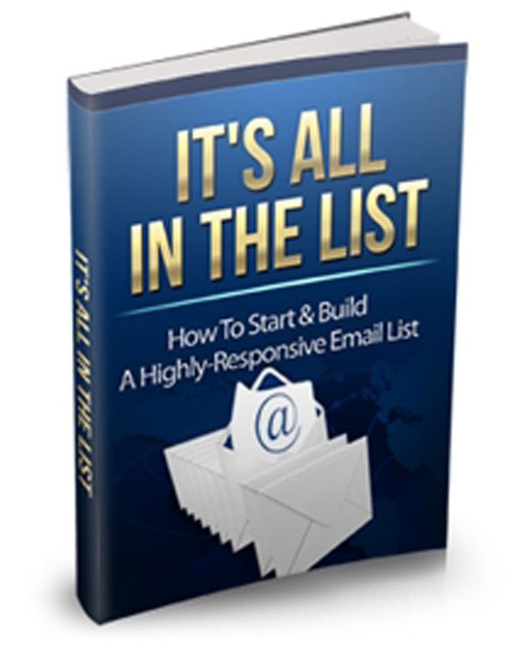 It's All In The List