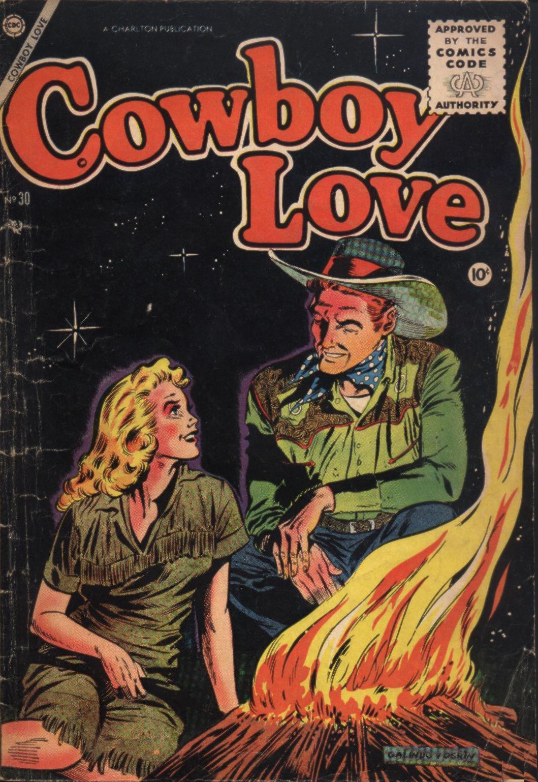 Cowboy Love Number 30 Love Comic Book