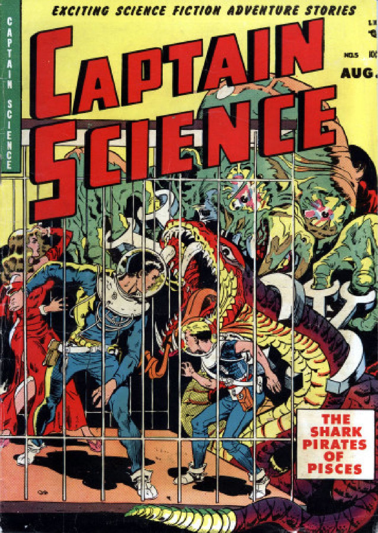 Captain Science Number 5 Superhero Comic Book