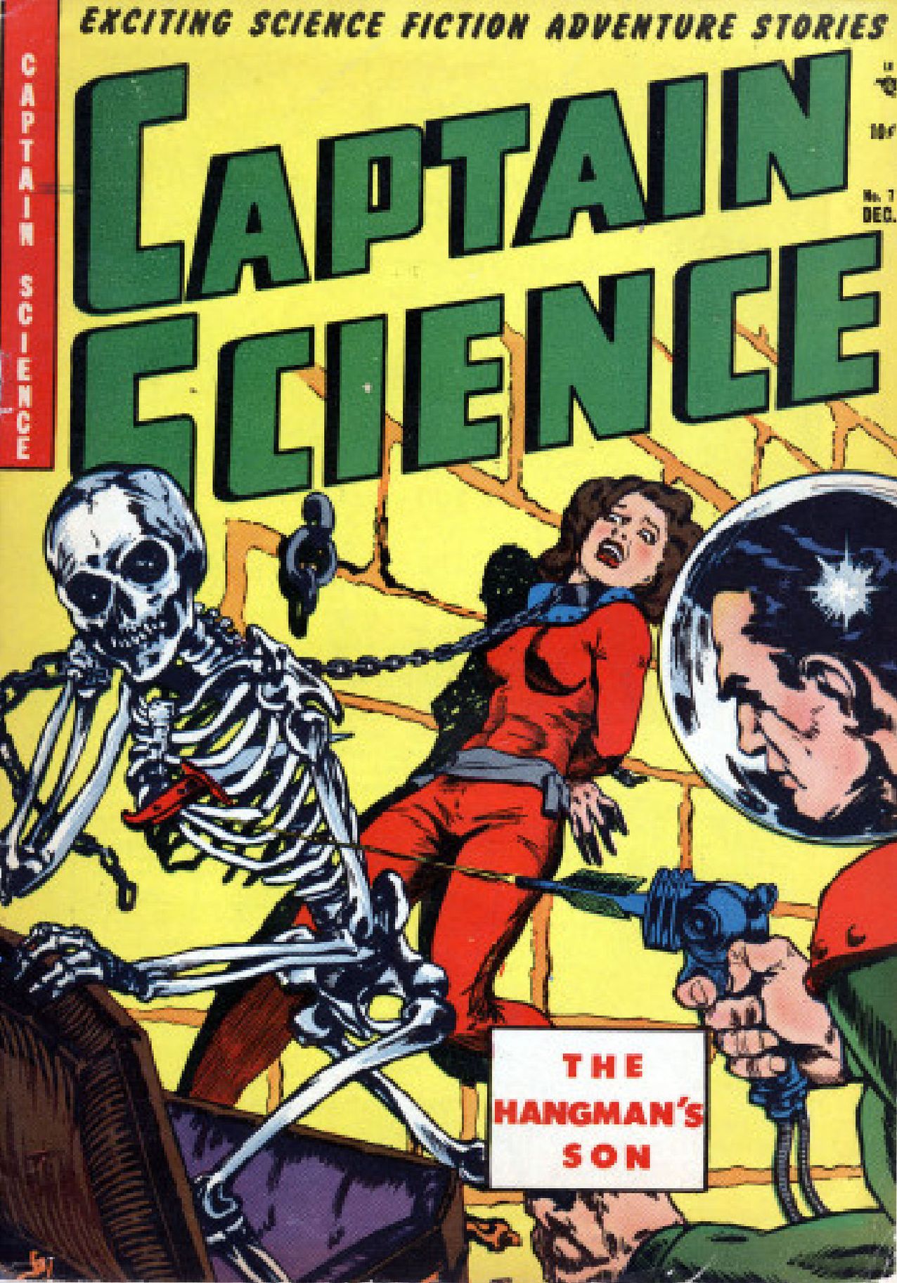 Captain Science Number 7 Superhero Comic Book