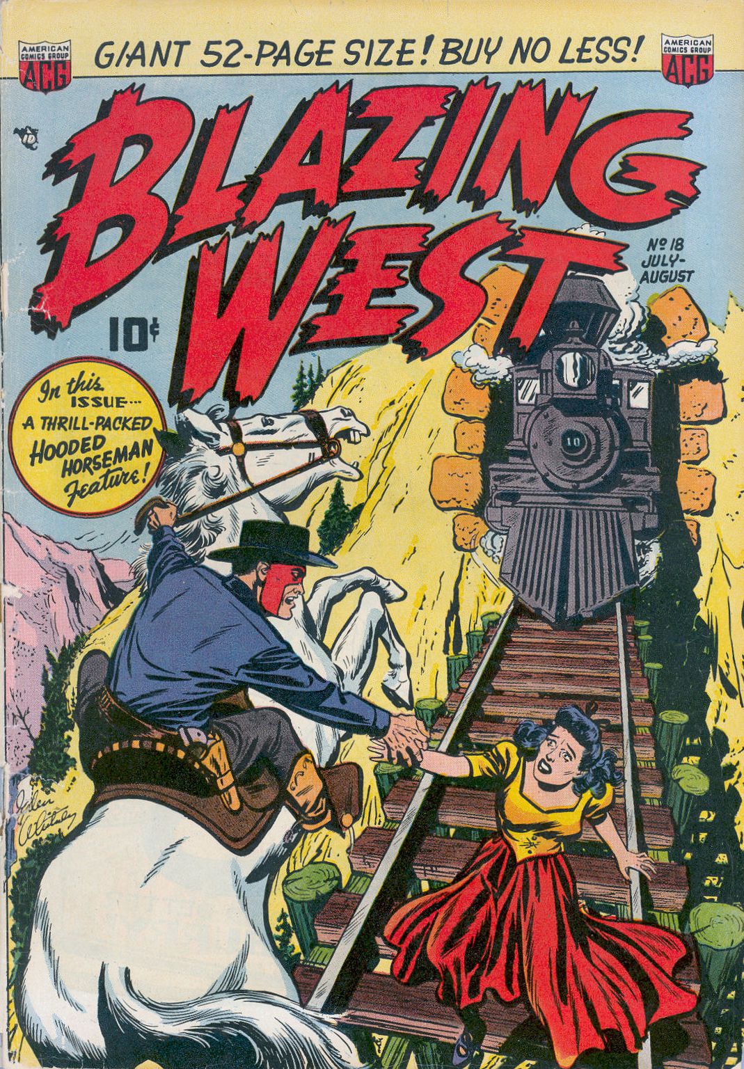 Blazing West Number 18 Western Comic Book