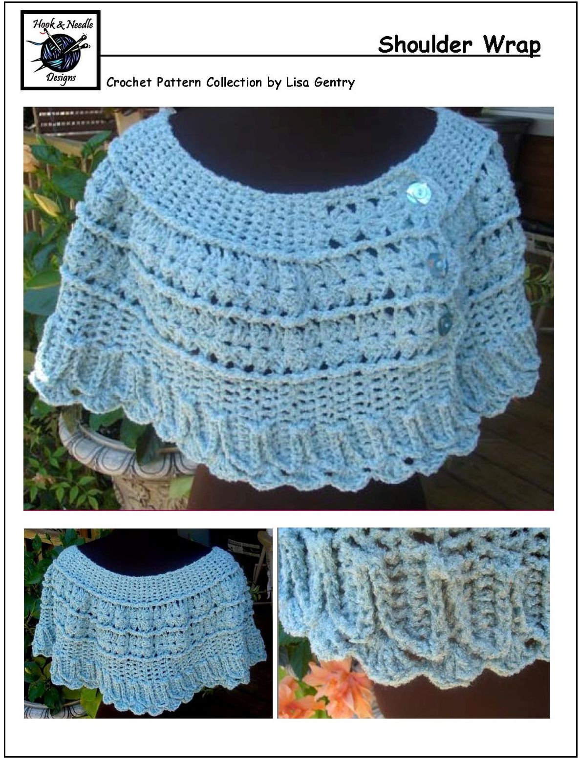 Shoulder Wrap - Crochet Pattern