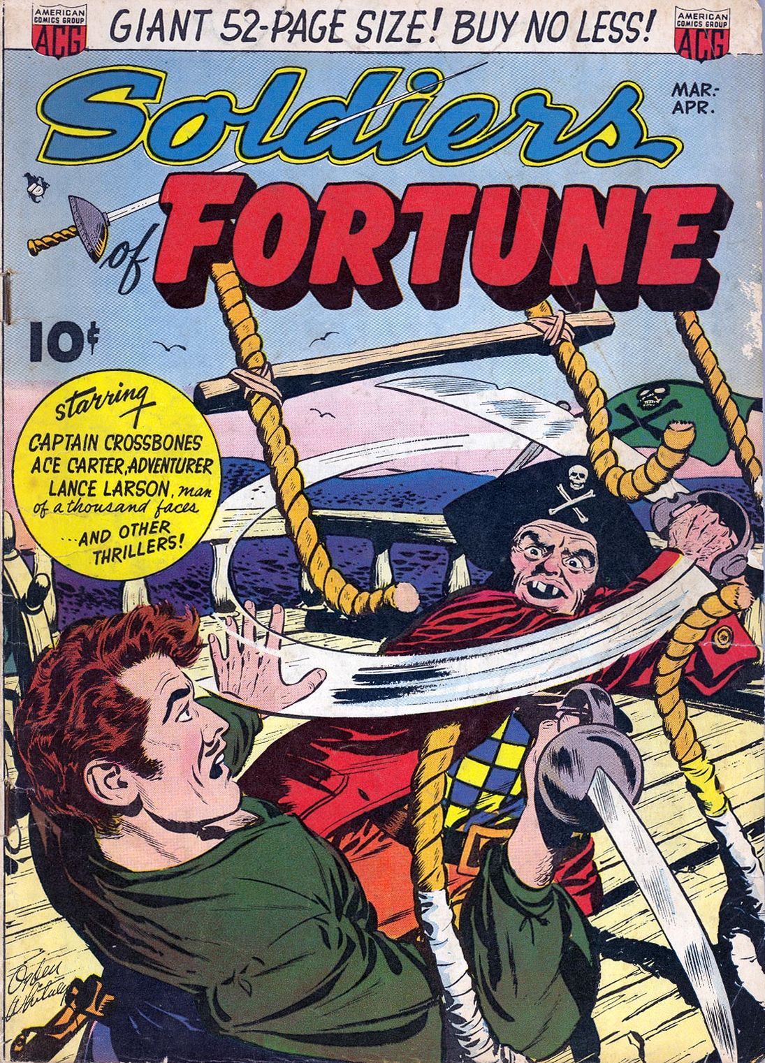 Soldiers Of Fortune Number 1 War Comic Book